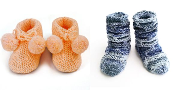 knitted socks for newborn